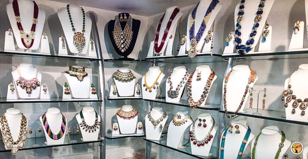 beads jewelry shopping at johari bazar jaipur