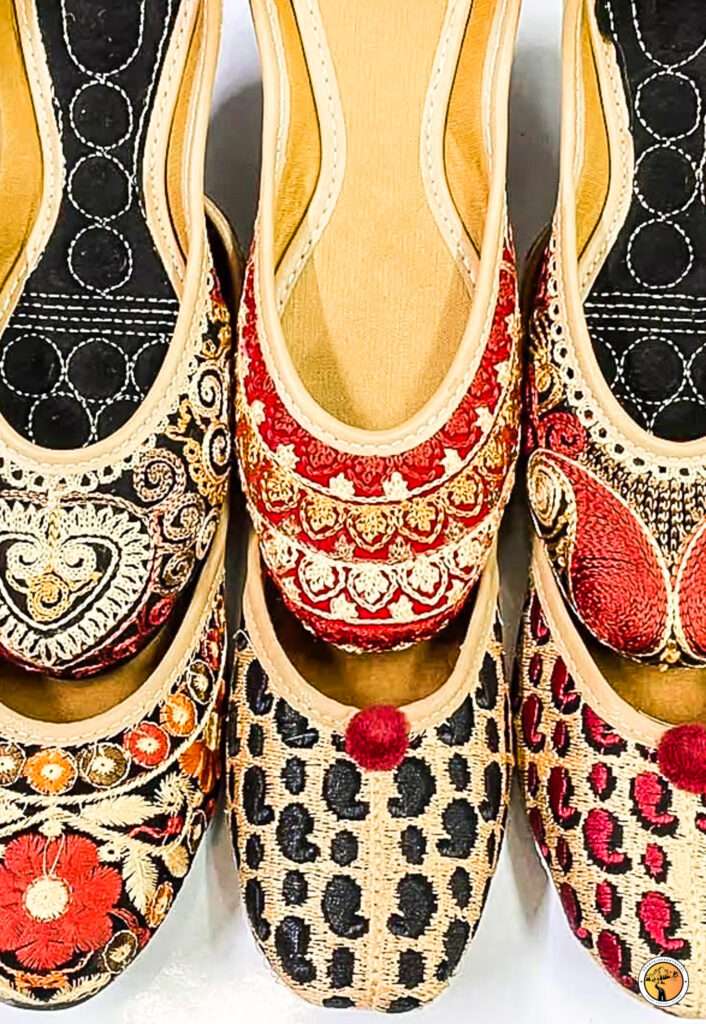 jaipur shoes at bapu bazar