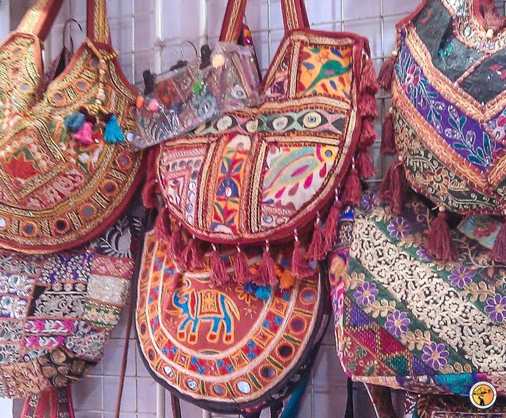 bags shopping at bapu bazar jaipur