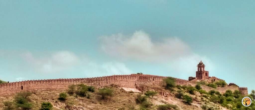Close up view of Jaigarh fort - Jaipur