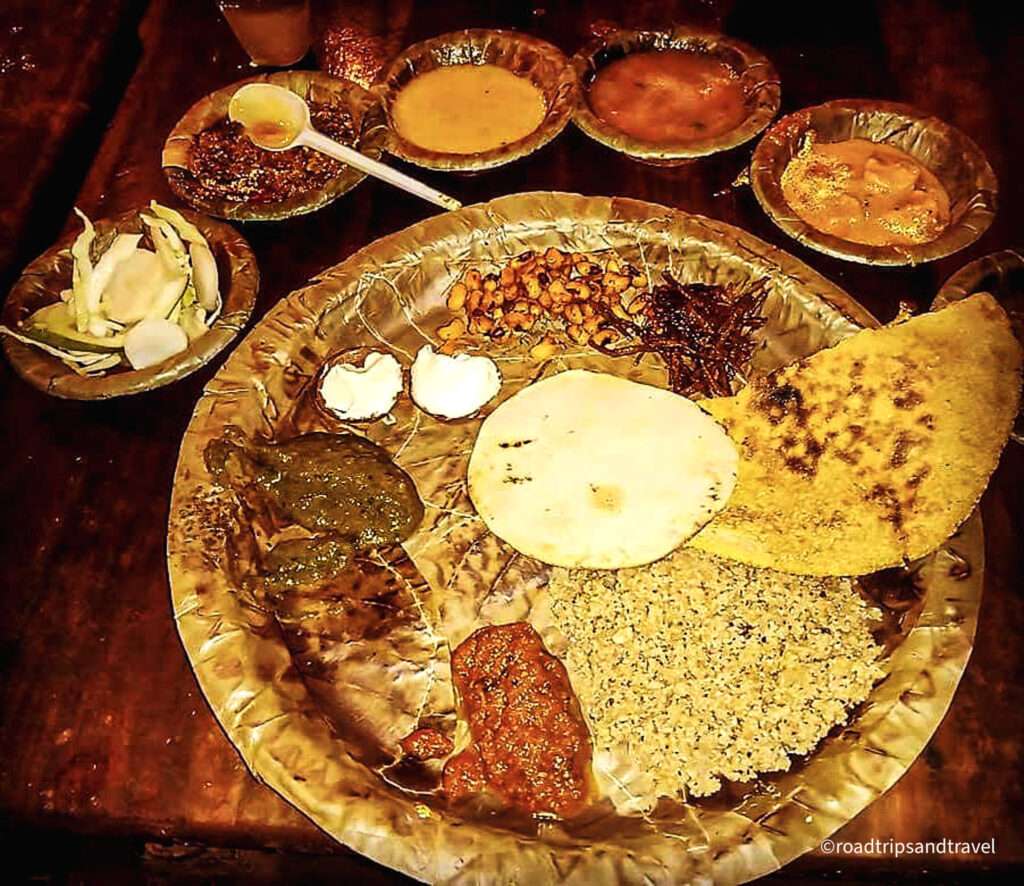 Thali at choki dhani jaipur